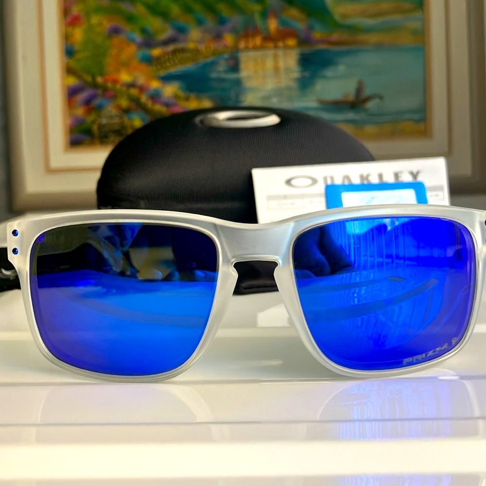 Holbrook Oakley (Low Bridge Fit) Lunar Year Collection Frosted frame.